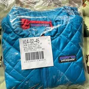 NWT Patagonia Baby Nano Puff Jacket 3T